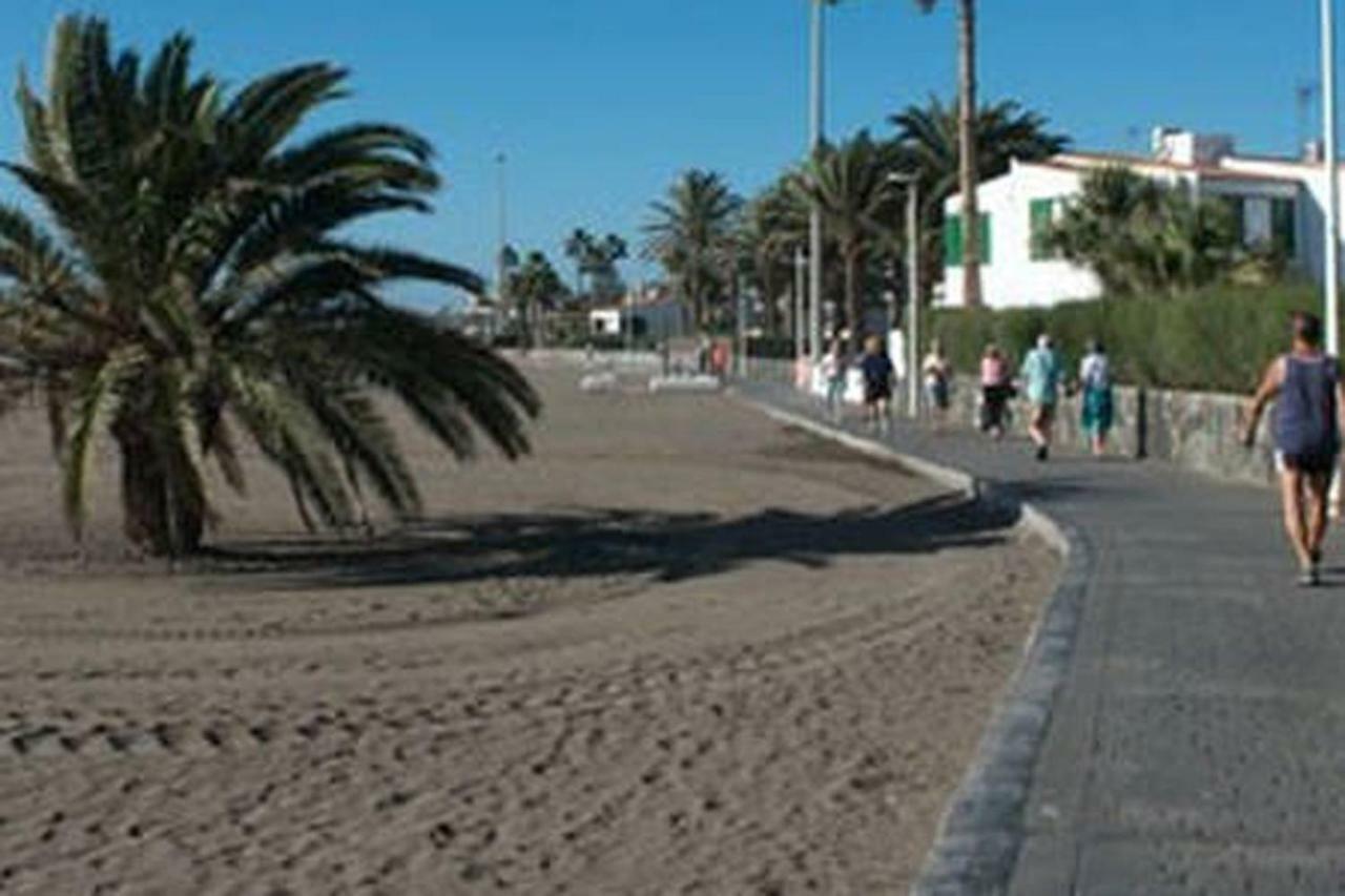 Primera Linea De Playa De Las Burras San Agustín Buitenkant foto